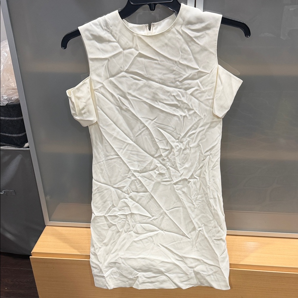 Helmut Lang Ivory Sleeveless Top